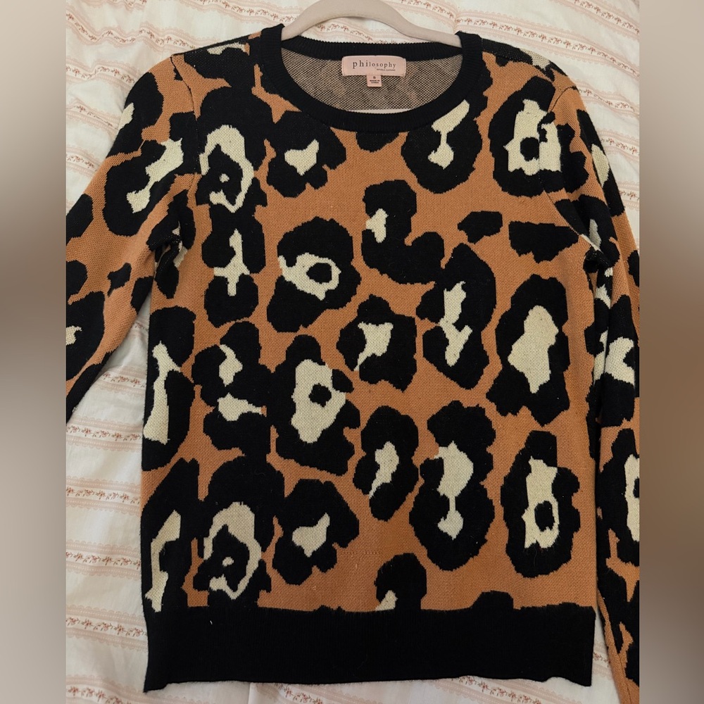 Philosophy Printed Sweater
